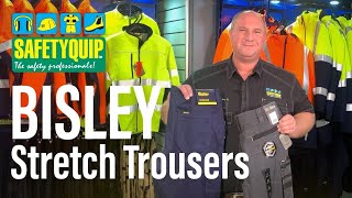 Bisley Stretch Work Trousers SafetyQuip Review [upl. by Ydnar]