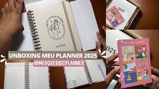 UNBOXING PLANNER 2025 Meu Querido Planner com um FINANCEIRO PERFEITO [upl. by Brigitta]