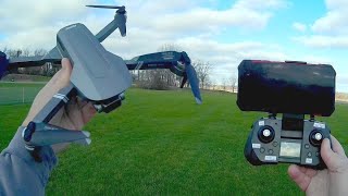 4DRC 4D F4 Low Cost Two Axis Gimbal Brushless GPS Drone Flight Test Review [upl. by Lenej]