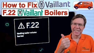 How to Fix F22  F22 on a Vaillant Boiler How to TopUp Your Vaillant Combi Boiler amp System Boiler [upl. by Shields]