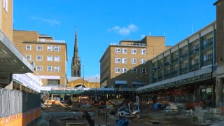 Coventry City Centre Construction Works 2021 [upl. by Nomahs804]