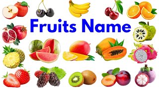 Fruits Name  Learn Fruits Name in English  Name of Fruits Basic English Learning  fruit fruits [upl. by Sirc]