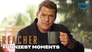 Alan Ritchsons Funniest Moments  REACHER  Prime Video [upl. by Dichy]