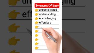 Synonyms Of Easy [upl. by Romito]