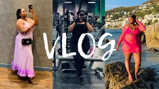 VLOG  Lunch date with my man gym springbok finals beach date silk press etc [upl. by Stokes328]