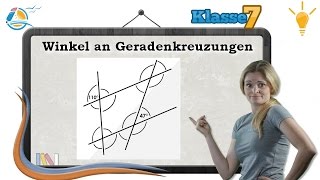 Winkel an Geradenkreuzungen  Geometrie  Klasse 7 ★ Wissen [upl. by Rosenberger293]