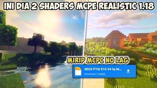 Mantappu😱  Top 2 Shaders MCPE Mirip MCPC No Lag Ram 2GB 118  119 [upl. by Calvert]