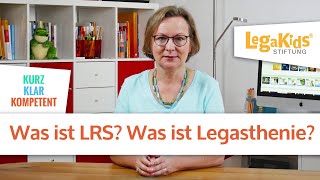 Was ist LRS  Was ist Legasthenie [upl. by Jankey778]