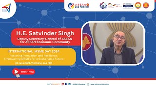 MSME DAY 2024 in Laos HE Satvinder Singh Keynote Speech [upl. by Effy618]