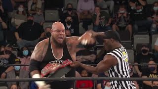 NWA Hard Times 2  Tyrus Defeats Cyon quotThe Mystery Manquot  NWA TV Championship Match Highlights [upl. by Maya267]