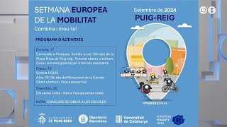 La setmana europea de la mobilitat arriba a Puigreig [upl. by Ramar541]