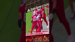 Kyler Murray to Marvin Harrison Jr for a TD vs Commander cardinals nfl [upl. by Atterol]