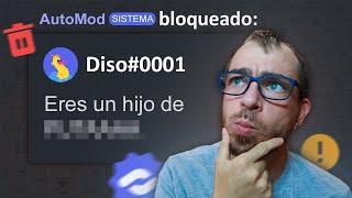 ¡MODERACIÓN de CONTENIDO DISCORD 🤔 AutoMod [upl. by Aramois]