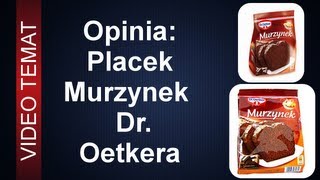 Ciasto Murzynek Dr Oetkera  Opinia [upl. by Airamzul]