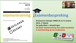 Examentraining biologie vmbo tl gl tijdvak 1  2019 [upl. by Ahsinelg]