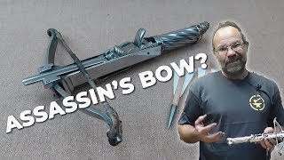 Medieval ASSASSINS CROSSBOW Balestrino ASSEMBLED amp TESTED [upl. by Yenal]