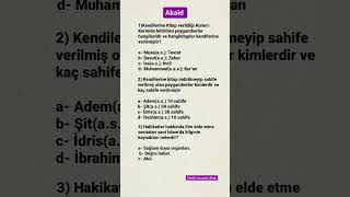 13 dhbt dkab mulakat 1 ADIM ÖNDE OL dhbt2024 fıkıh akaid keşfetteyiz keşfetbeniöneçıkar [upl. by Retsevlys745]