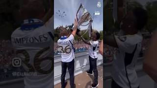 👑 Real Madrid already has the 36th in their hands 🏆 Thats how they celebrate at Cibeles ⛲️ [upl. by Papagena]