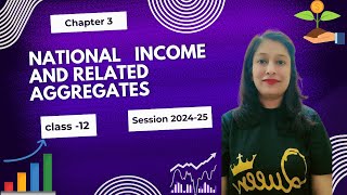 Macroeconomics  National Income and Related Aggregates  Class 12  chapter 3  Session 202425 [upl. by Eecak]