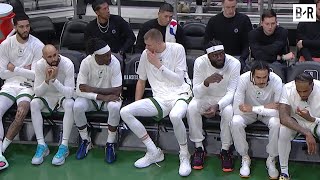 Celtics Bench Starters for 2nd Half While Losing by 37 vs Bucks [upl. by Whitelaw]