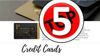 Top 5 Credit Cards with Priority Pass Lounge Access for under 100 [upl. by Eulaliah915]