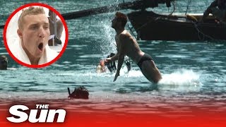 Daredevil Who Nearly Lost His Leg in Cliff Jump Was ‘Obsessed’ With Doing It [upl. by Latreece988]