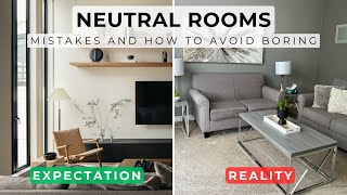 How To Decorate A Stunning Neutral Room amp Why Neutral Is Not Always Timeless [upl. by Asaeret629]