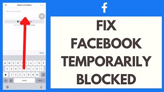 How To Fix You Have Been Temporarily Blocked From Performing This Action In Facebook Messenger [upl. by Photima]