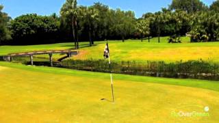 Frenchmans Creek Beach amp Country Club  drone aerial video  North  Hole06 [upl. by Ciapha]