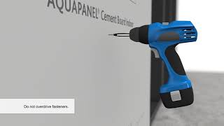 Installation of Knauf AQUAPANEL® Cement Board Indoor [upl. by Ruthy97]