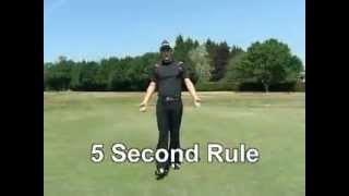 5 Second Rule Golf Tip From Justin Rose [upl. by Bink]