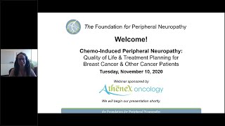 FPN Webinar ChemoInduced Peripheral Neuropathy [upl. by Winfred]