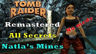 Natlas Mines no meds  Tomb Raider I Remastered  FULL GAME Walkthrough  No Commentary [upl. by Kaile46]