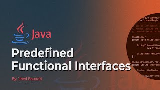 Java Predefined Functional Interfaces Consumer supplier Function Predicate Comparator [upl. by Morna675]