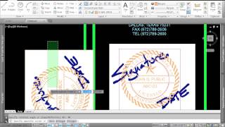 AutoCAD Scanned Signatures [upl. by Burdelle]