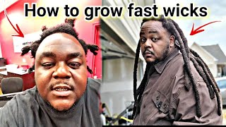 How to grow fast wicks dreads [upl. by Aysan]