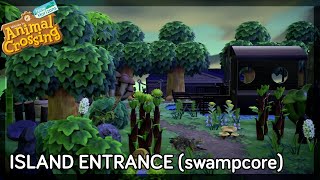 Swampcore Island Entrance 🌿 speed build  Animal Crossing [upl. by Atteras]