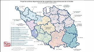 Vendée  la nouvelle carte intercommunale [upl. by Isyad]