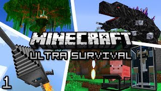 Minecraft Ultra Modded Survival Ep 1  IM AN ANT [upl. by Barnet29]