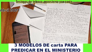 💌MODELOS de CARTA para la predicacion jw  PREDICACION POR CARTA CON VOZ TJ  EJEMPLOS DE CARTAS [upl. by Lotsyrc920]