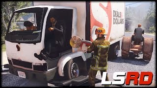 GTA 5 LSRD  EINGEKLEMMT IN LKW  Deutsch  Grand Theft Auto 5 Los Santos Rescue Division [upl. by Harleigh]