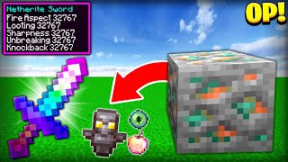 Minecraft But Copper Drops OP ItemsCaves amp Cliffs 117 New Update [upl. by Accber]