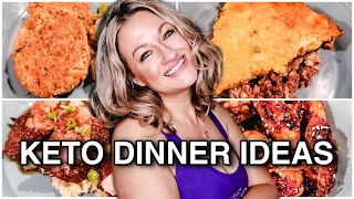 KETO DINNER IDEAS  WHATS FOR DINNER ON KETO  EASY KETO RECIPES  Suz and The Crew [upl. by Akimed466]