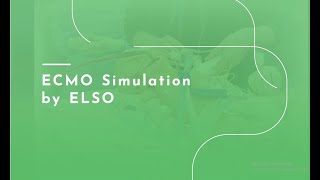 ECMO Simulation by ELSO [upl. by Tselec80]