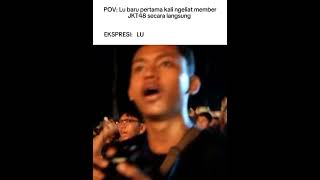 Ini beneran mereka nyata jkt48 jkt48newera fypシ゚viral jkt48 christyjkt48 blackpink [upl. by Aerbua]