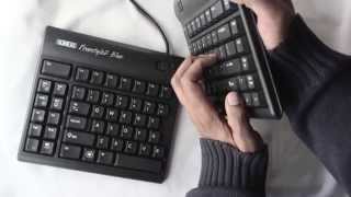 Kinesis Freestyle Blue Ergonomic Keyboard Review Part 1 [upl. by Amethist]