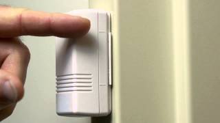 ReAttaching a Door or Window Sensor  ADT Home Security [upl. by Aeiram170]