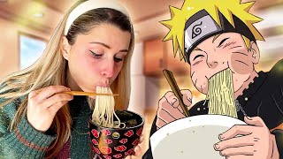 MANGIO SOLO CIBO ANIME per 24 ORE 🍜🍡 [upl. by Illak]