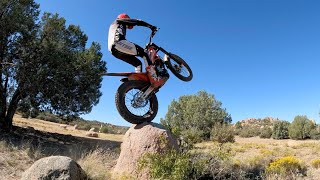 Moto Trials Dunton Ranch AZ motorcycles trialsbike mototrials trialsriding [upl. by Bourque973]