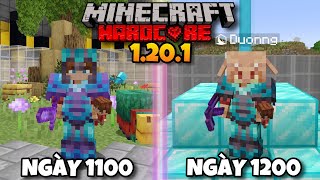 Mình Sinh Tồn 1200 Ngày Trong Minecraft 120 Siêu Khó [upl. by Poore424]